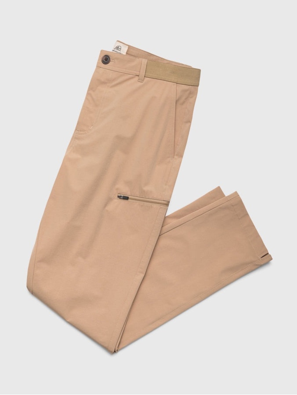 Surfside Supply Tan Zip-Pocket Chinos